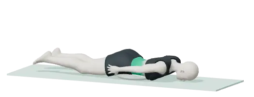 Animation of Lying back lift