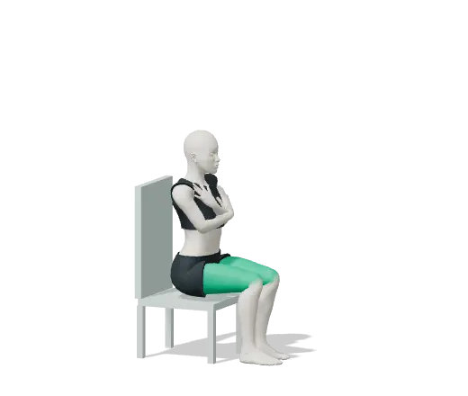 Animation of 30-second chair stand